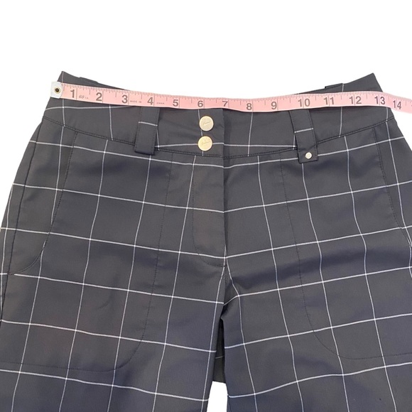 Nike Black Checkered Dri-Fit Golf Shorts 0 - Picture 9 of 10